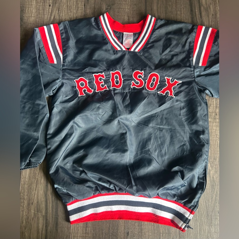 BOSTON RED SOX vintage style pulll over jacket